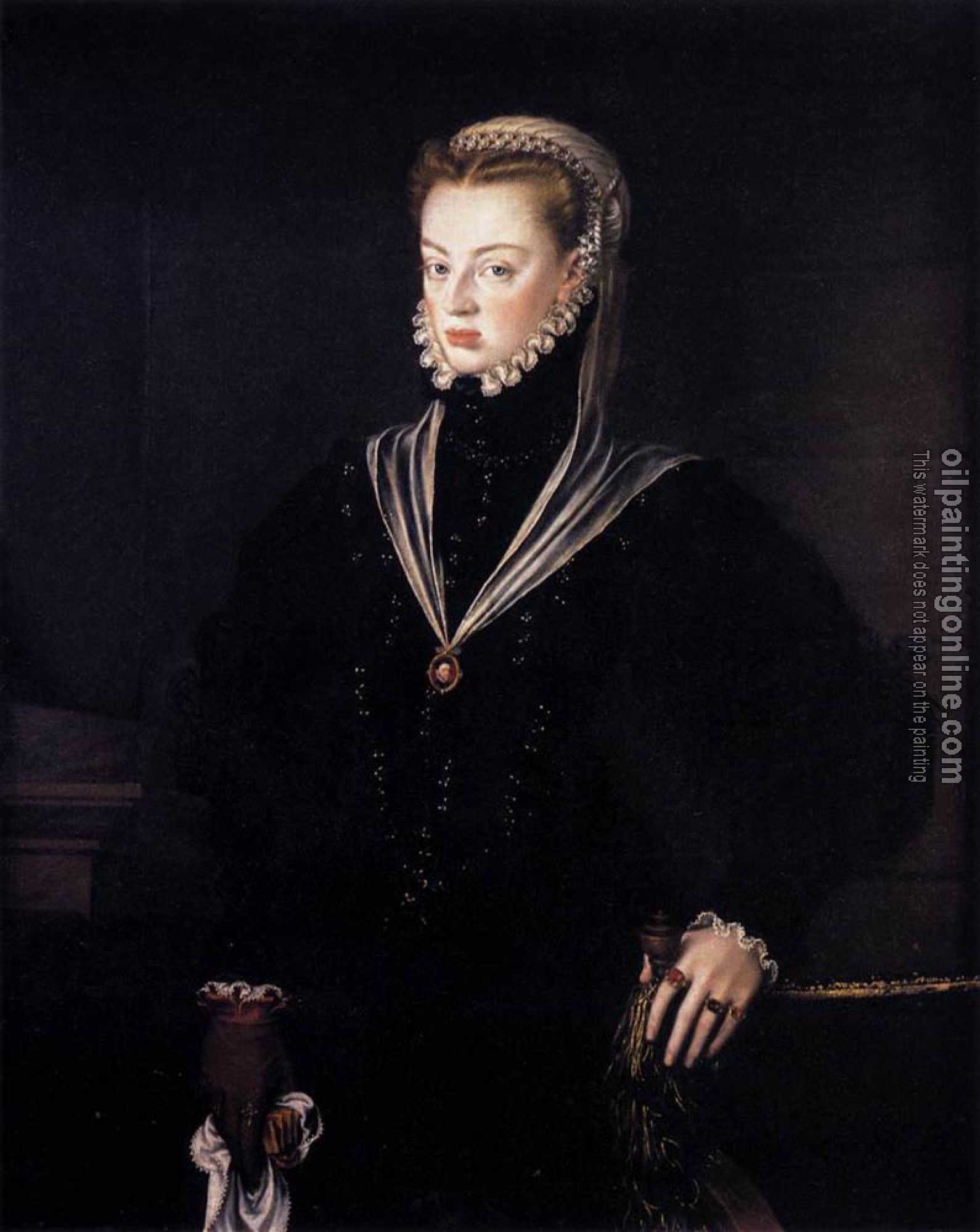Alonso Sanchez Coello - Dona Juana Princess Of Portugal